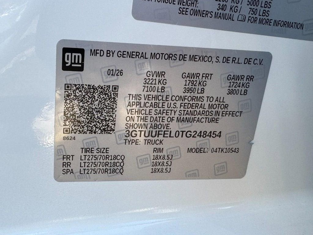 2026 GMC Sierra 1500 AT4X