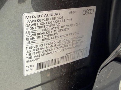 2026 Audi Q3 S line