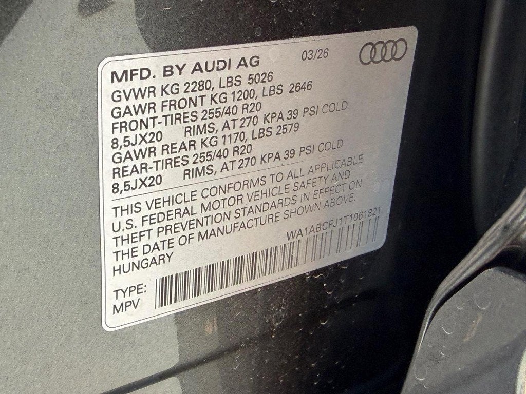 2026 Audi Q3 S line