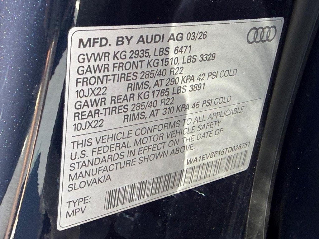 2026 Audi Q8 Premium Plus