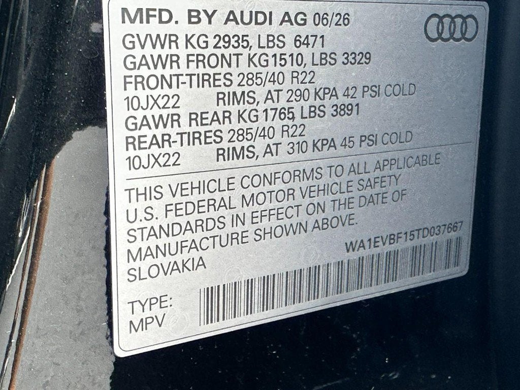 2026 Audi Q8 Premium Plus