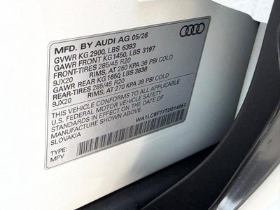 2026 Audi Q7 Premium Plus