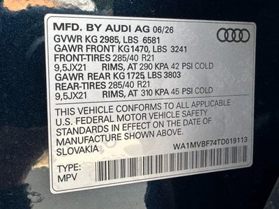 2026 Audi Q7 S line Premium Plus