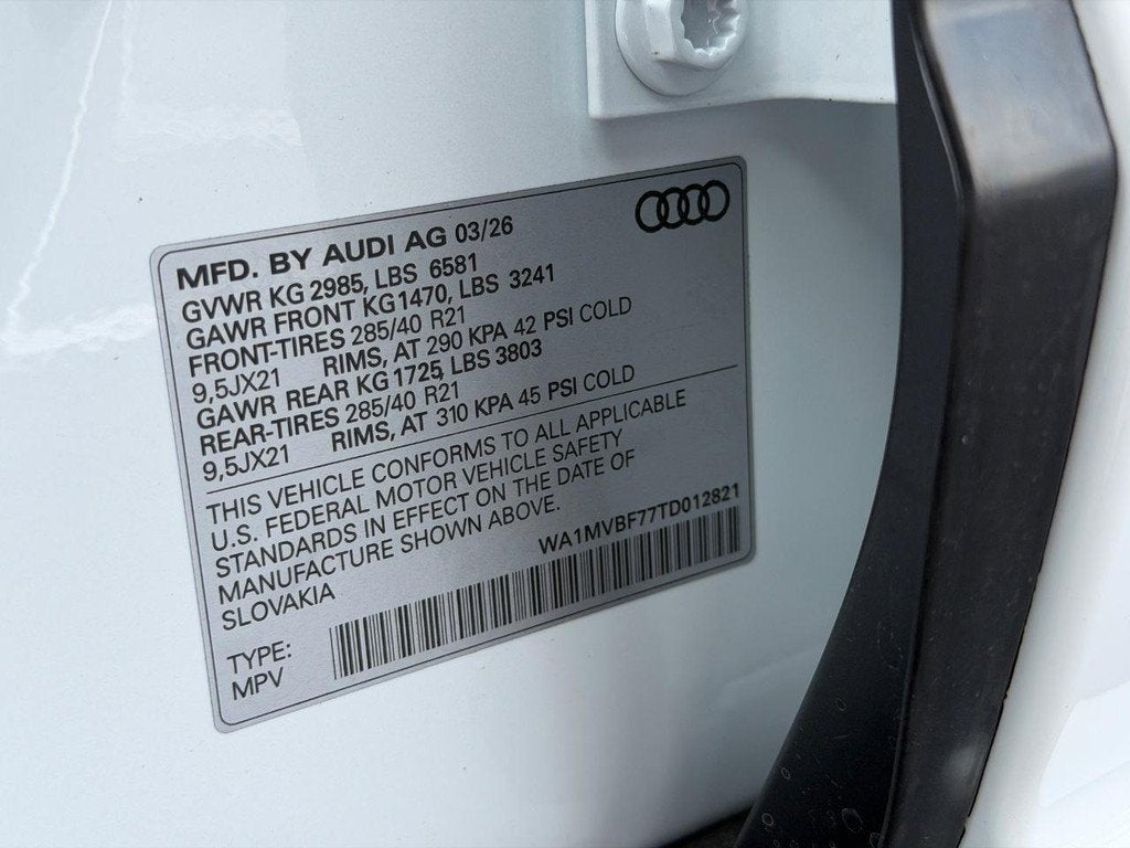 2026 Audi Q7 S line Premium Plus