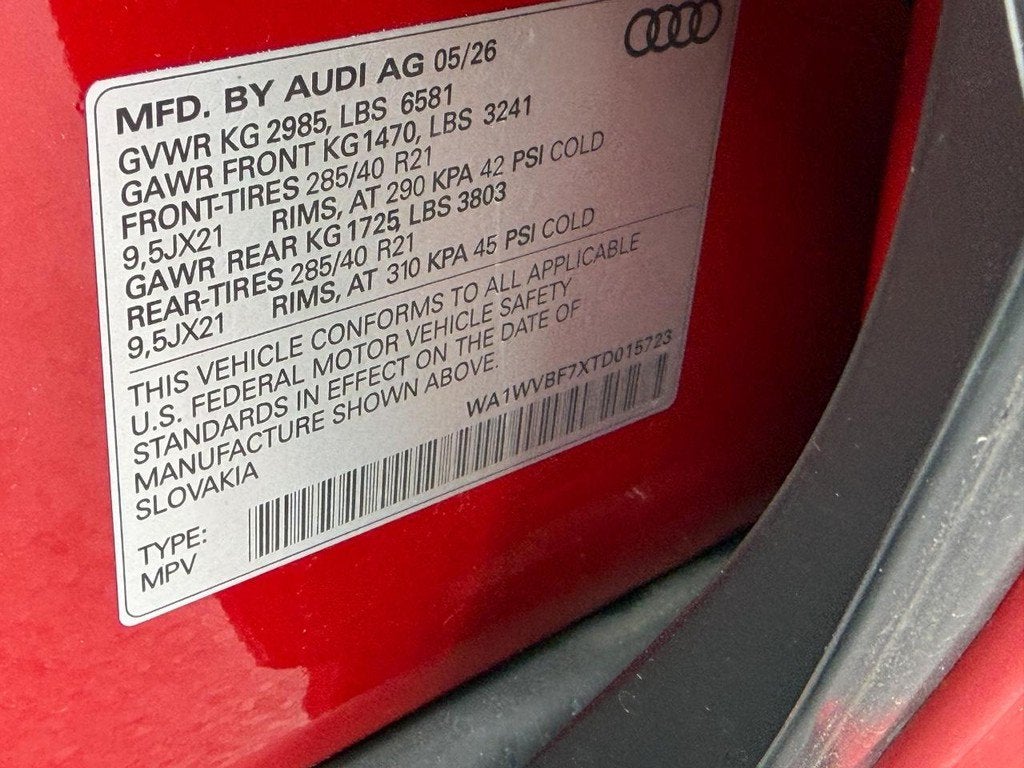 2026 Audi Q7 S line Prestige
