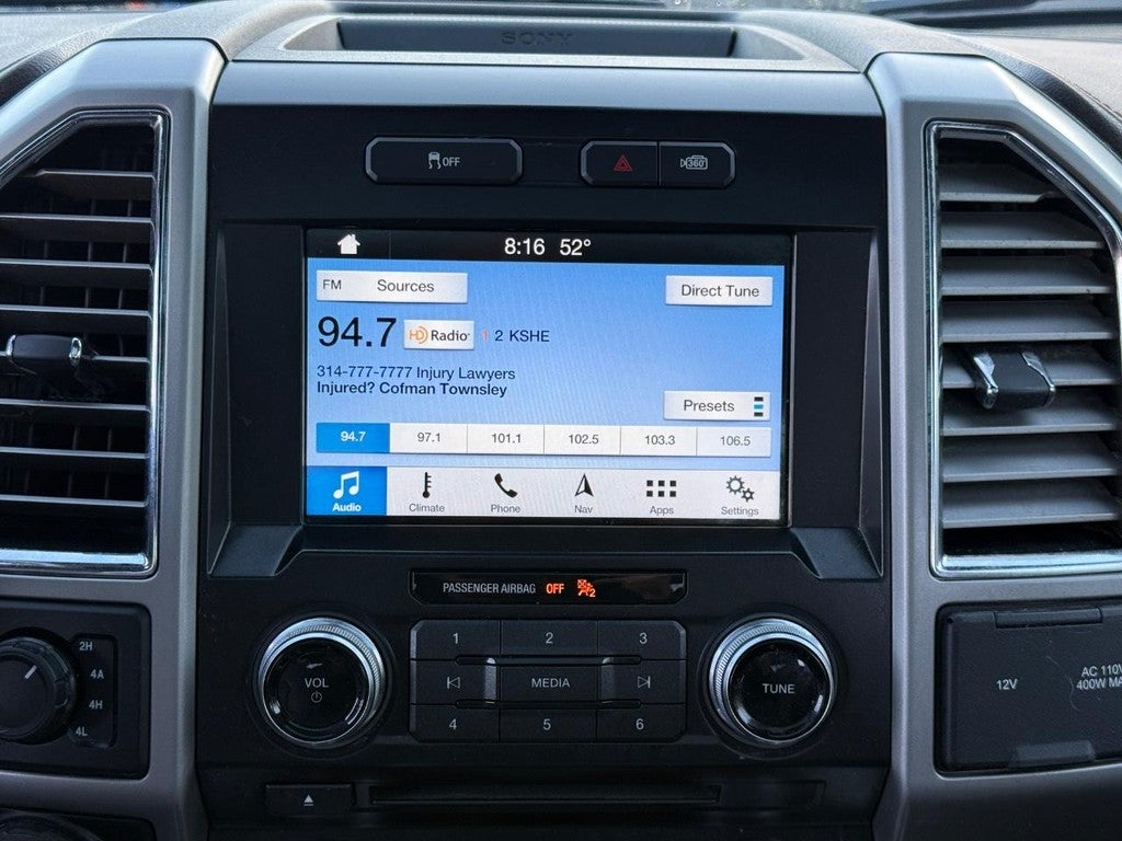 2016 Ford F-150 4WD SuperCrew 145" King Ranch