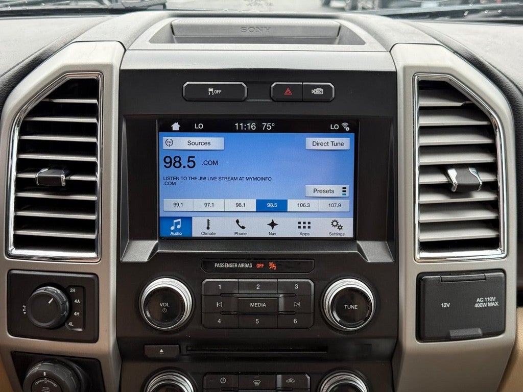 2016 Ford F-150 4WD SuperCrew 145" Lariat