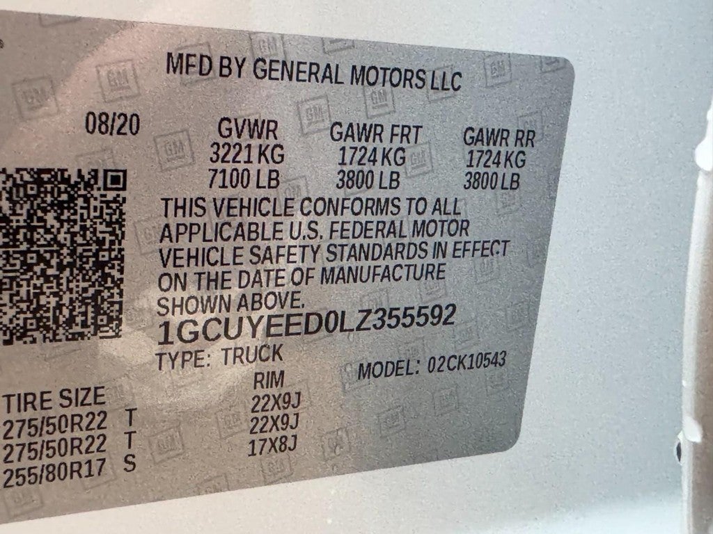 2020 Chevrolet Silverado 1500 4WD Crew Cab 147" RST