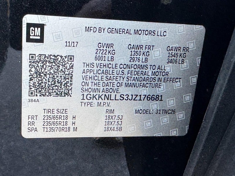 2018 GMC Acadia FWD 4dr SLE w/SLE-2