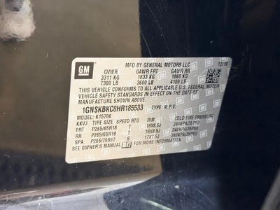 2017 Chevrolet Tahoe 4WD 4dr LT