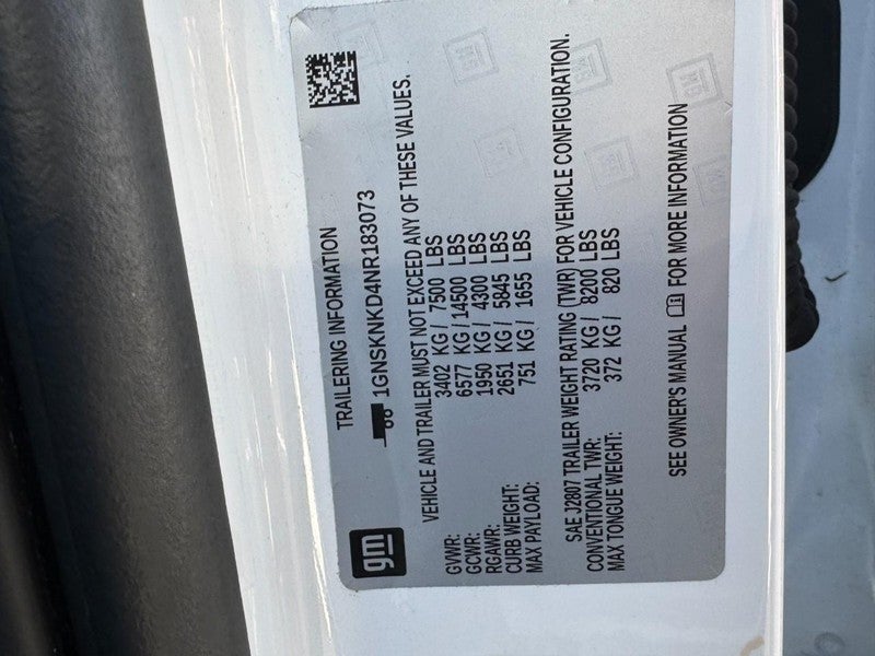 2022 Chevrolet Tahoe 4WD 4dr LT