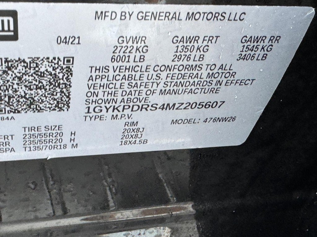 2021 Cadillac XT6 AWD 4dr Premium Luxury