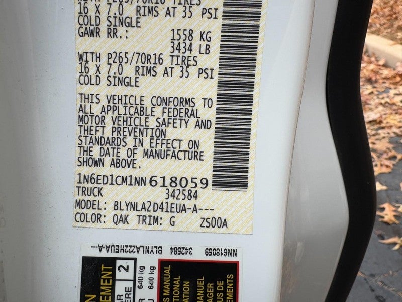 2022 Nissan Frontier King Cab 4x4 S Auto