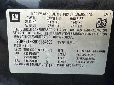 2013 GMC Terrain AWD 4dr SLE w/SLE-2