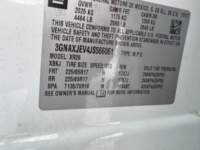 2018 Chevrolet Equinox FWD 4dr LT w/1LT