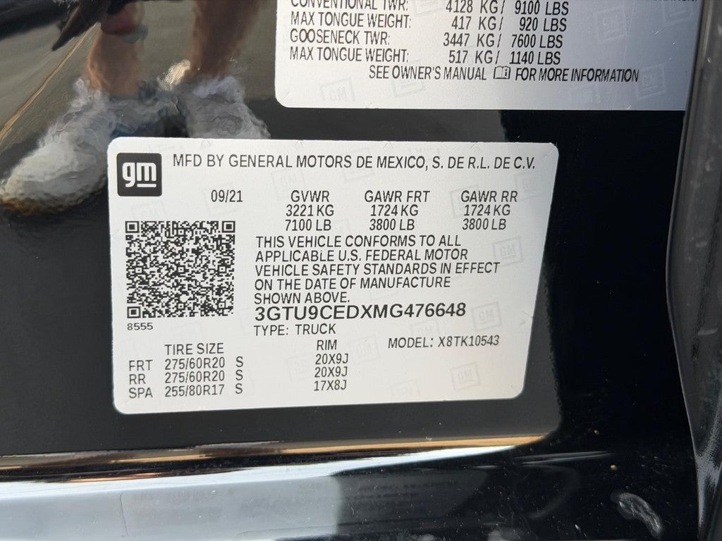 2021 GMC Sierra 1500 4WD Crew Cab 147" Elevation w/3SB