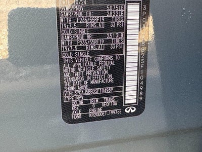 2025 INFINITI QX50 LUXE AWD