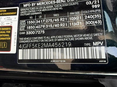 2021 Mercedes-Benz GLS GLS 450 4MATIC® SUV