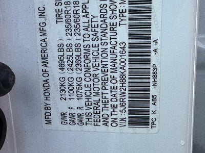 2019 Honda CR-V EX-L AWD