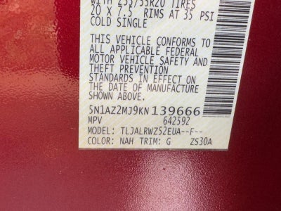 2019 Nissan Murano FWD SL