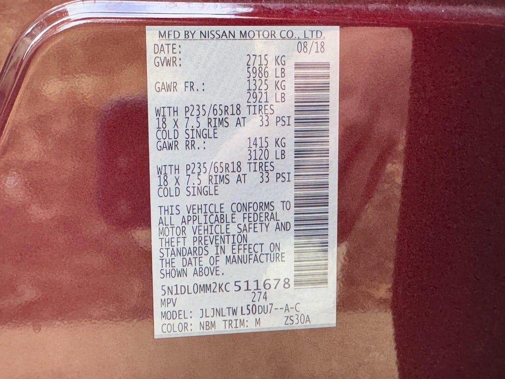 2019 INFINITI QX60 LUXE AWD