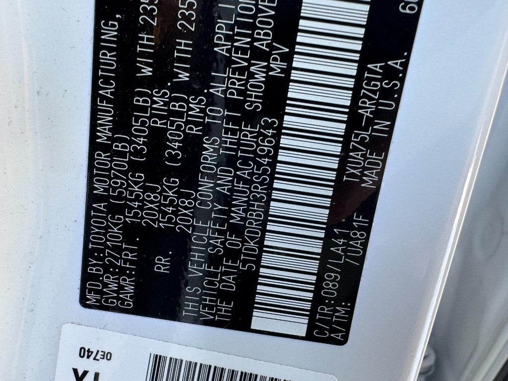 2024 Toyota Highlander Platinum AWD (Natl)