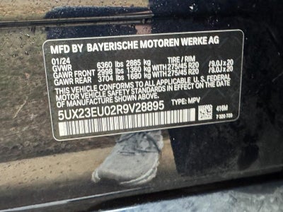 2024 BMW X5 xDrive40i Sports Activity Vehicle