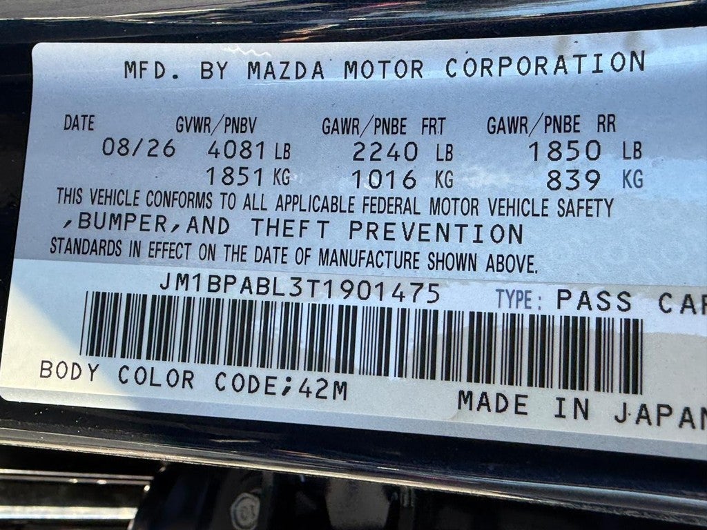 2026 Mazda Mazda3 Sedan 2.5 S Select Sport