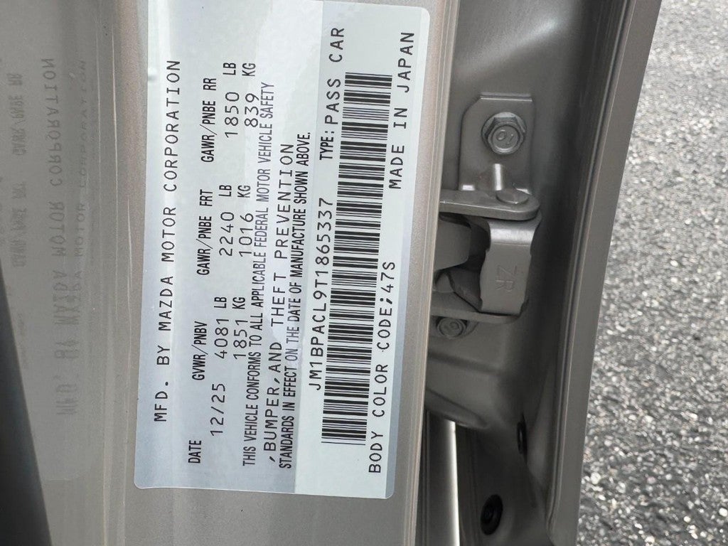 2026 Mazda Mazda3 Sedan 2.5 S Preferred