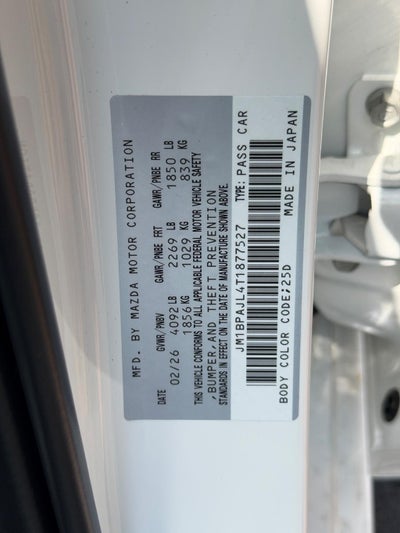 2026 Mazda Mazda3 Hatchback 2.5 S