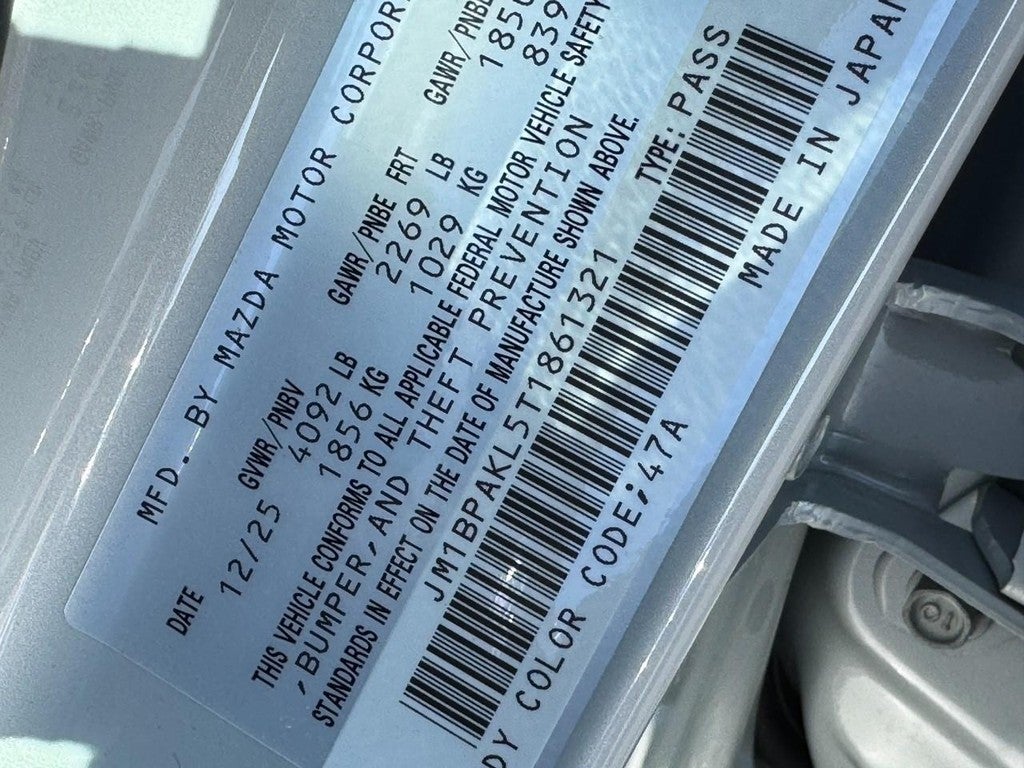 2026 Mazda Mazda3 Hatchback 2.5 S Select Sport