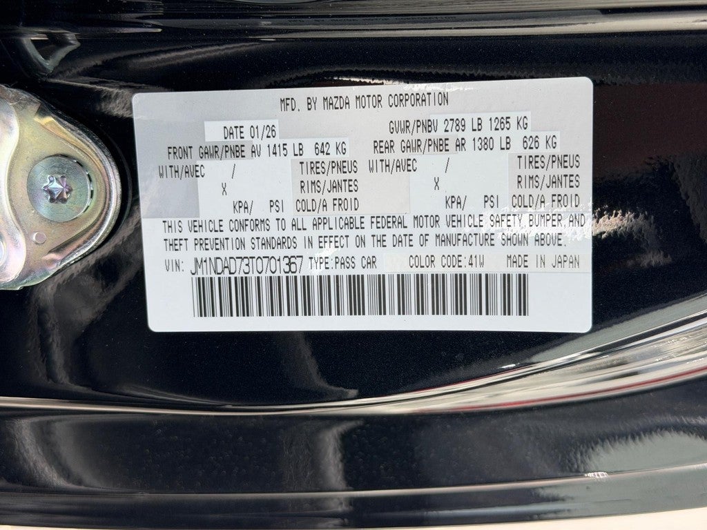 2026 Mazda Mazda MX-5 Miata Grand Touring