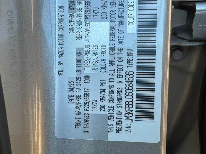 2025 Mazda Mazda CX-5 2.5 S Select Package