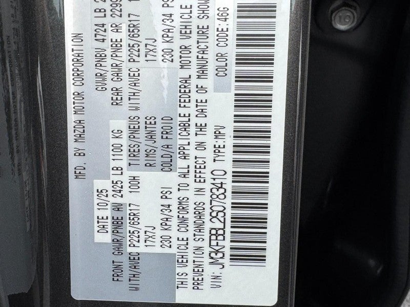 2025 Mazda Mazda CX-5 2.5 S Select AWD