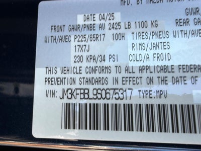 2025 Mazda Mazda CX-5 2.5 S Select Package AWD