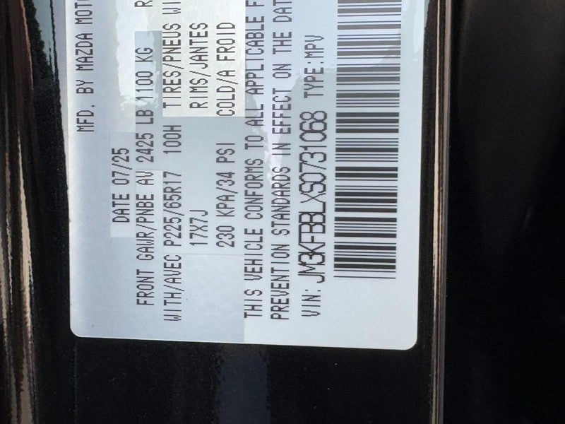 2025 Mazda Mazda CX-5 2.5 S Select AWD