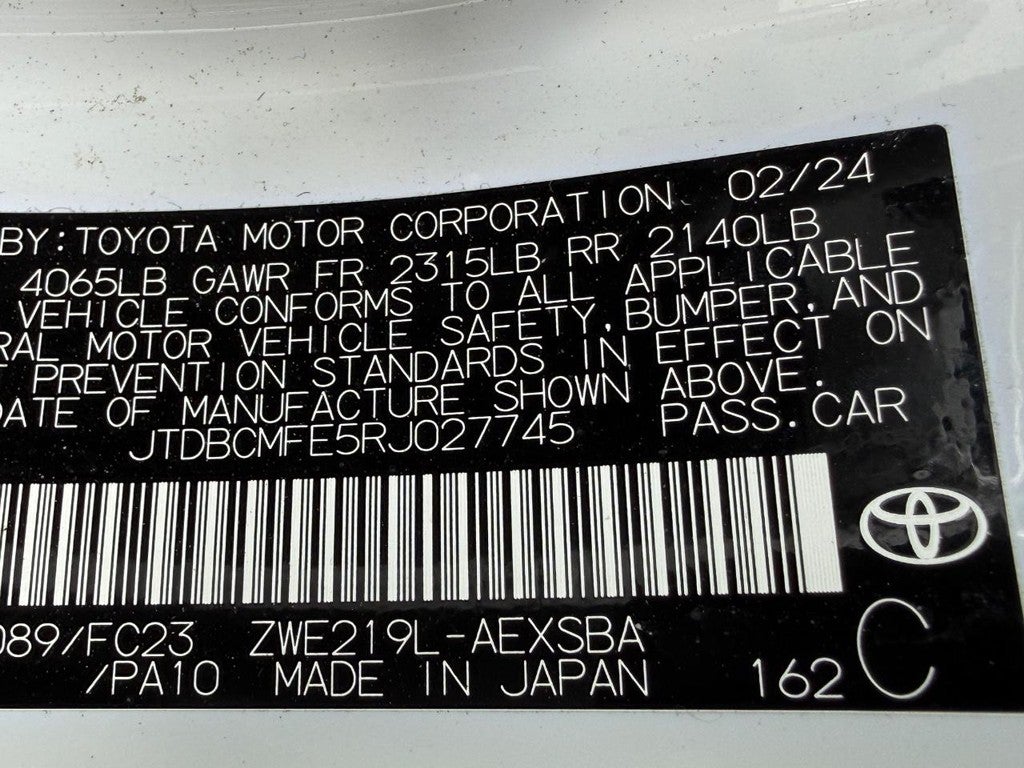 2024 Toyota Corolla Hybrid SE FWD (Natl)