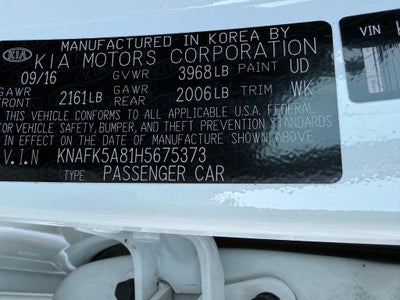 2017 Kia Forte5 LX Auto