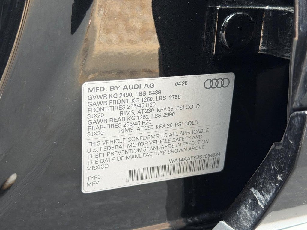2025 Audi Q5 Sportback S line Premium 45 TFSI quattro