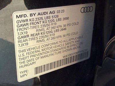 2023 Audi Q3 S line Premium 45 TFSI quattro