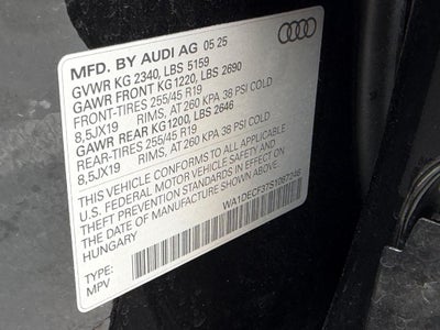 2025 Audi Q3 S line Premium 45 TFSI quattro