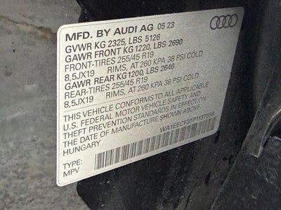 2023 Audi Q3 S line Premium Plus 45 TFSI quattro