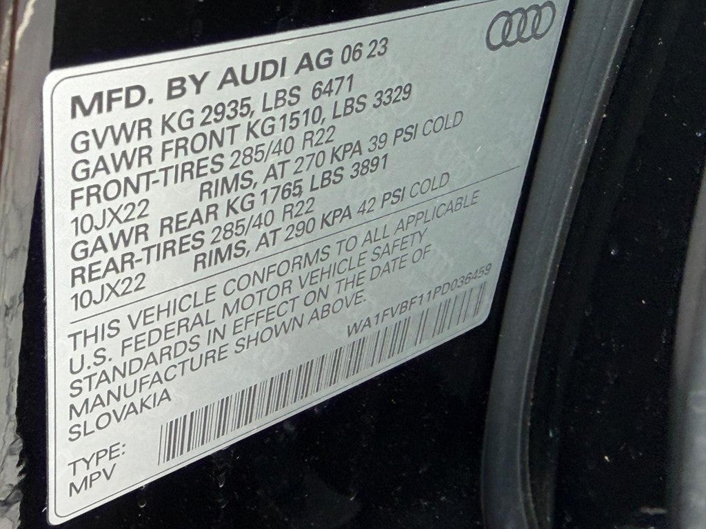 2023 Audi Q8 Prestige 55 TFSI quattro