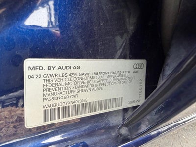 2022 Audi A3 Premium Plus 40 TFSI