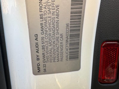 2022 Audi S5 Sportback Premium Plus 3.0 TFSI quattro