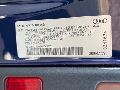 2023 Audi A5 Sportback S line Premium Plus 45 TFSI quattro