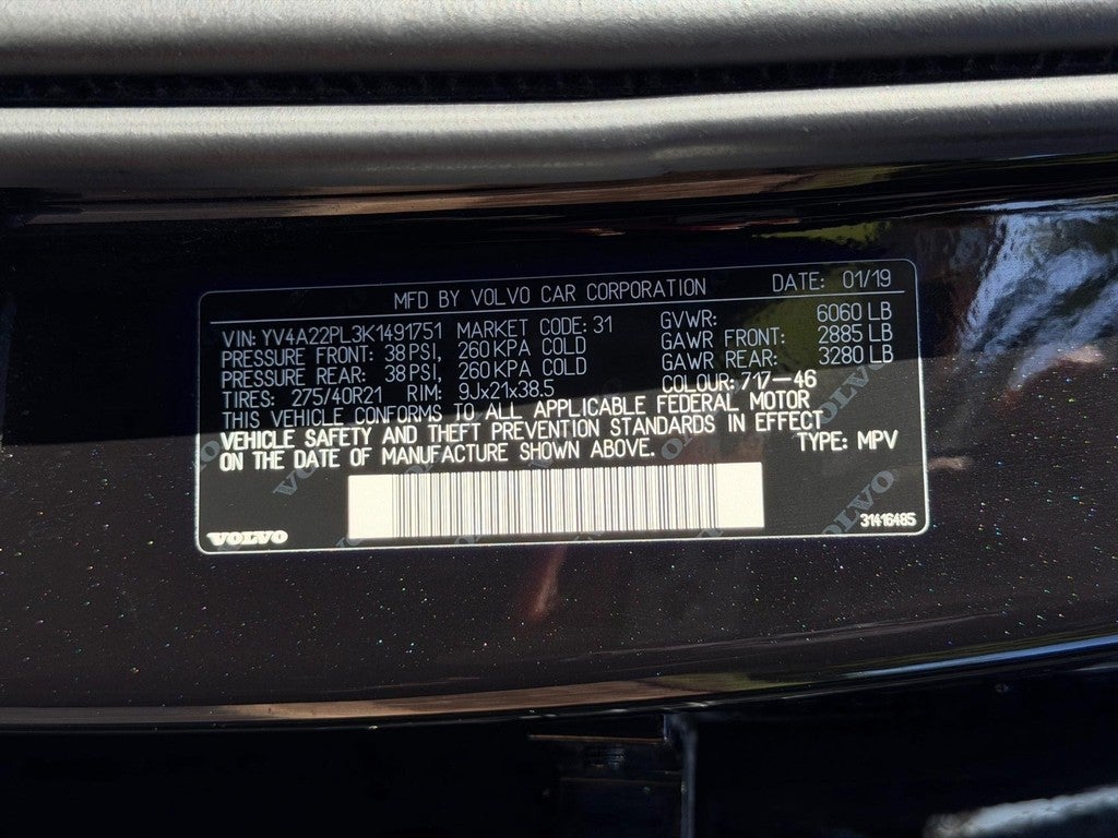 2019 Volvo XC90 T6 AWD Inscription