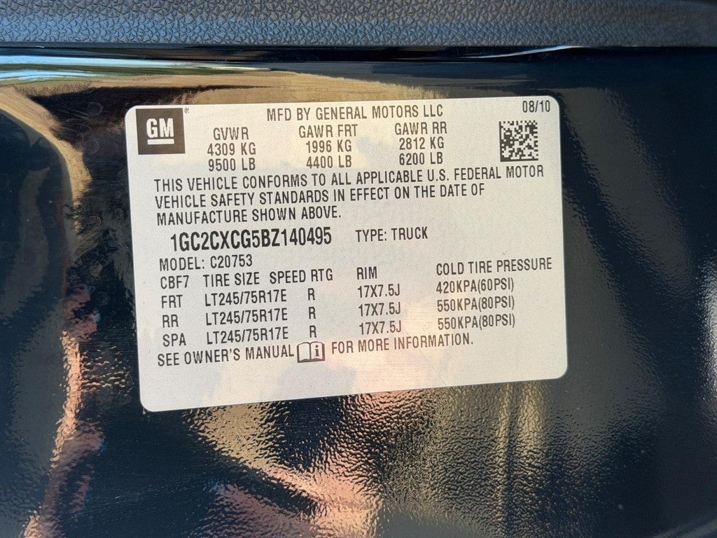 2011 Chevrolet Silverado 2500HD 2WD Ext Cab 144.2" LT