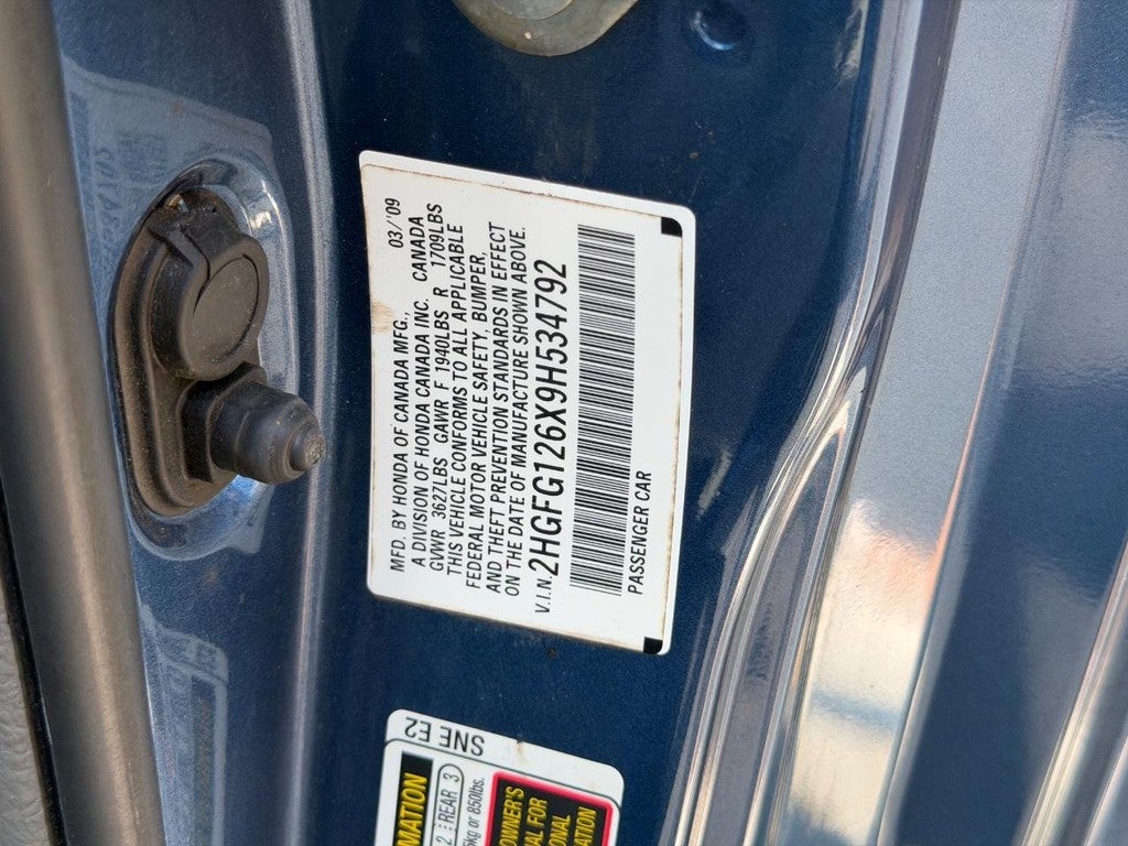 2009 Honda Civic Coupe 2dr Auto LX