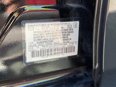 2019 Nissan Sentra SV CVT